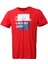 911532-1301 Regular Fit Baskılı Kırmızı Erkek T-Shirt 2