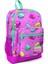 Kids Açık Pembe Makaron Desenli Dört Bölmeli Okul Sırt Çantası 23462 1
