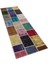 Eskitme El Dokuma Patchwork Halı 80 x 250 cm 5885 1