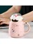 401-500 ml Kahve Kupa Noel Baba Süt Kupası Teacup Kapaklı Yeni Yıl Hediyeler Pembe 4