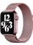 Apple Watch Uyumlu Seri 1/2/3/4/5/6/se 44MM Metal Kordon Tel Örgü Tasarım Mıknatıslı Renkli Şık Kayış 1