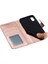 Künye Mandala Çiçek Deri Cüzdan Durumda Telefon Kılıf iphone x / Xs - Gül Altın (Yurt Dışından) 2