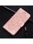 Künye Mandala Çiçek Deri Cüzdan Durumda Telefon Kılıf iphone x / Xs - Gül Altın (Yurt Dışından) 3