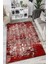 Kırmızı Eskitme Desenli Halı - CP1241 1
