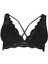 3117 Dolgulu Dantelli Bralette Sütyen - Siyah 1