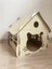 Dekoratif Ahşap Kedi Evi (Kedi Yuvası) 1