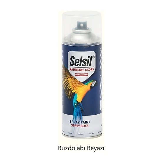 Selsil Sprey Boya Buzdolabı Beyazı 400 ml