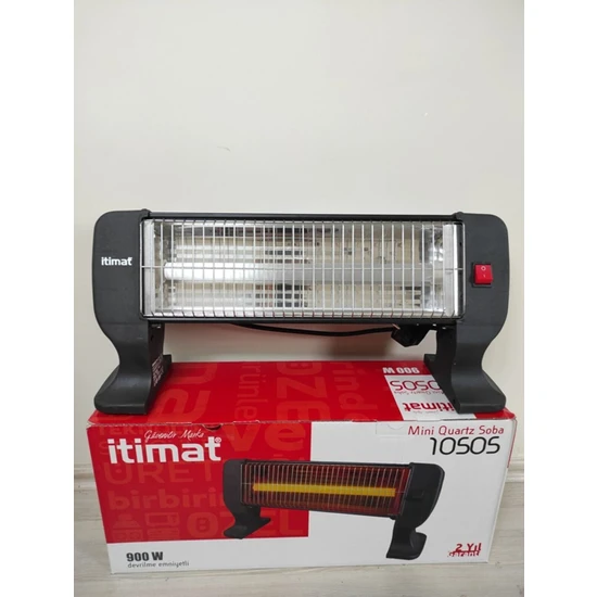 Itimat 10505 900 W Quartz Elektrikli Isıtıcı - Soba - Ayak Isıtıcısı