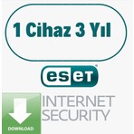 Eset Internet Security 1 Cihaz 3 yıl - Dijital Kod ( WinRAR )