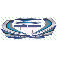 Gogomoto Yamaha Ybr 125 2010 Mavi Sticker Set
