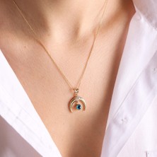 Sembol Gold 14 Ayar Hilal Altın Kolye