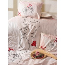Cotton Box Sevgililer Gününe Özel Çift Kişilik Nevresim Takımı Amore Bej