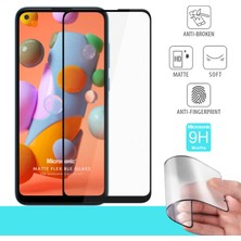 Microsonic Samsung Galaxy M11 Seramik Matte Flexible Ekran Koruyucu Siyah