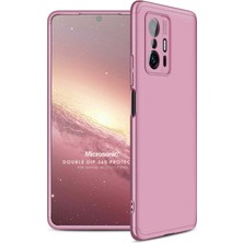 Microsonic Xiaomi Mi 11T Pro Kılıf Double Dip 360 Protective Rose Gold