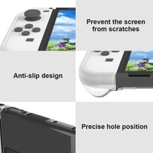 Pgtech Nintendo Switch OLED Kristal Koruma Kabı Tpu