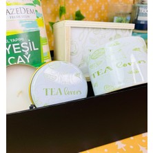 Giftmoda Çay Severler Tasarımlı Mum Kutulu Kupa ve Ilk Hasat Premium Yeşil Çay