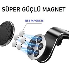 Adaman  T1002 360 Derece Dönebilen Mıknatıslı Havalandırma Magnetic Mıknatıslı Air Vent Telefon Tutucu