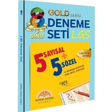 Adım Adım Eğitim Setleri LGS Gold Serisi 8. Sınıf Deneme Seti 5sayusal+5sözel Deneme
