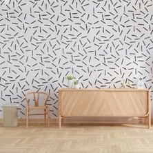 Artikel Çizgi Desenler Stencil Boyama Şablonu 50X70 cm Duvar Stencil Fayans Stencil Mobilya Stencil