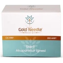 Gold Needle Akupunktur Iğnesikuru Iğne,Acupuncture Needle 0.25*40mm