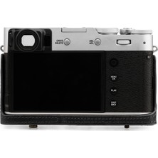 Megagear Fujifilm X100V Gerçek Deri Fotoğraf Makinesi Kılıfı Siyah