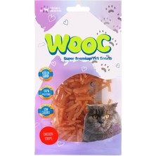 Wooc Tavuklu Ince Şerit Kedi Ödülü 40GR