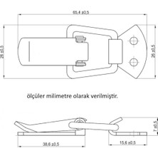 Eym Küçük Mandal Kilit Kod: 41-068 Krom