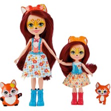 Mattel Enchantimals Kız Kardeş Bebekler Serisi HCF79-HCF81 Lisanslı Ürün
