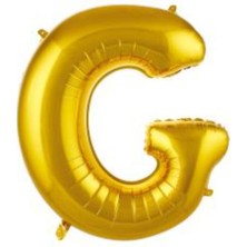 Eğlence Marketi 34 Inç Folyo Harf Balon 76 cm Altın G