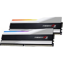 G.Skill Trident Z5 Rgb Silver DDR5-6400MHZ CL32 32GB (2X16GB) Dual (32-39-39-102) 1.4V (F5-6400J3239G16GX2-TZ5RS)
