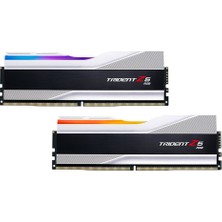 G.Skill Trident Z5 Rgb Silver DDR5-6400MHZ CL32 32GB (2X16GB) Dual (32-39-39-102) 1.4V (F5-6400J3239G16GX2-TZ5RS)