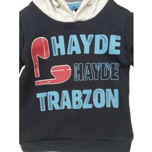 Trabzonspor Sweatshirt Kapşonlu Hayde Trabzon Baskılı