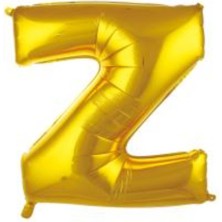Eğlence Marketi 34 Inç Folyo Harf Balon 76 cm Altın Z