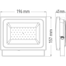 Ack AT61-05032 50W LED Projektör 6500K Beyaz