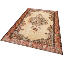 Sempati Halı Eşsiz Anadolu Vintage Eskitme El Dokuma Halı 181 x 270 cm F1319