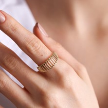 Sembol Gold 14K Altın Modern Yüzük