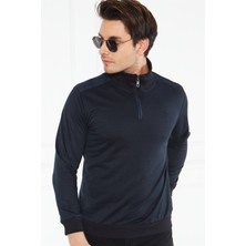 Dewberry V4008 Dewberry Erkek Sweatshirt-Lacivert