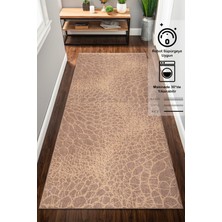 Rugium Konfor Halı Rugium Pera Jüt Desenli Yıkanabilir Yolluk Halı Pamuk Taban Dokuma Kilim 2317 160 x 300 cm