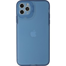 Unuk iPhone 11 Pro Max Kılıf Jumbo Silikon - Mavi