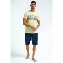 RolyPoly 2715S Erkek Yazlık Bermuda Pijama Takım
