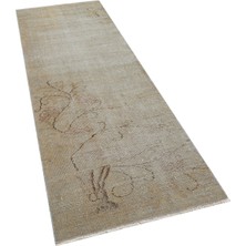 Sempati Halı Klasik Modern Vintage Eskitme El Dokuma Halı 90 x 260 cm 8353