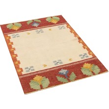Sempati Halı Klasik Modern Vintage Eskitme El Dokuma Halı 84 x 120 cm 8113