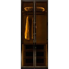 Suare Antrasit 90'lık Çekmeceli Dolap