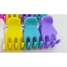 Omac Kadın 3'lü Renkli Mandal Toka Seti