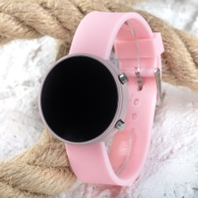 Spectrum LED Watch Pembe Silikon Kordon Yetişkin Kız Kadın Saat ST-303770
