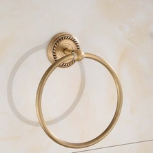 Fause Daire Havluluk Vintage Antik Pirinç