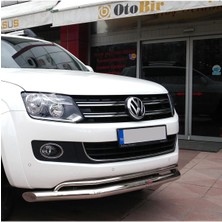 Otobir Volkswagen Amarok Ön Krom Koruma Bıyık Paslanmaz Çelik