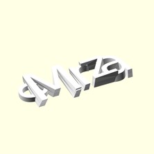 Aldım Geldi Mirza Kişiye Özel Üretim Zincirsiz Anahtarlık Sevgiliye Eşe Hediyelik Tag Askı Organik Plastikten