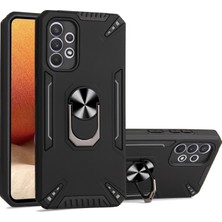 Hello-U 360 ° Döner Tutma Halkalı Kickstand Pc + Tpu Darbeye Dayanıklı Hibrid Koruyucu Telefon Kılıfı - Samsung Galaxy A32 4g (Ab Versiyonu) (Yurt Dışından)