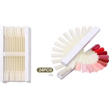 Aba Nails 24 Tipsli Döner Kalıcı Oje Renk Kartelası
